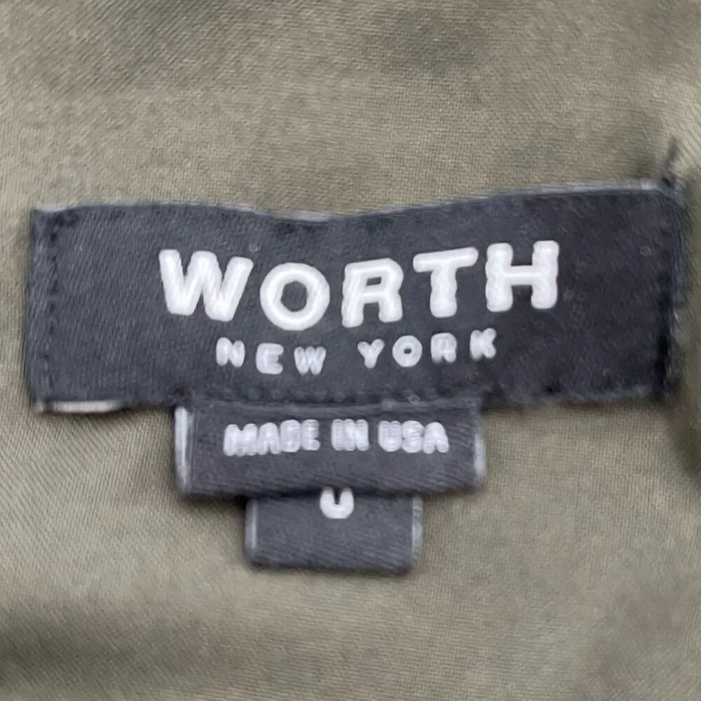 Worth Olive Pencil Skirt | Zip Slit